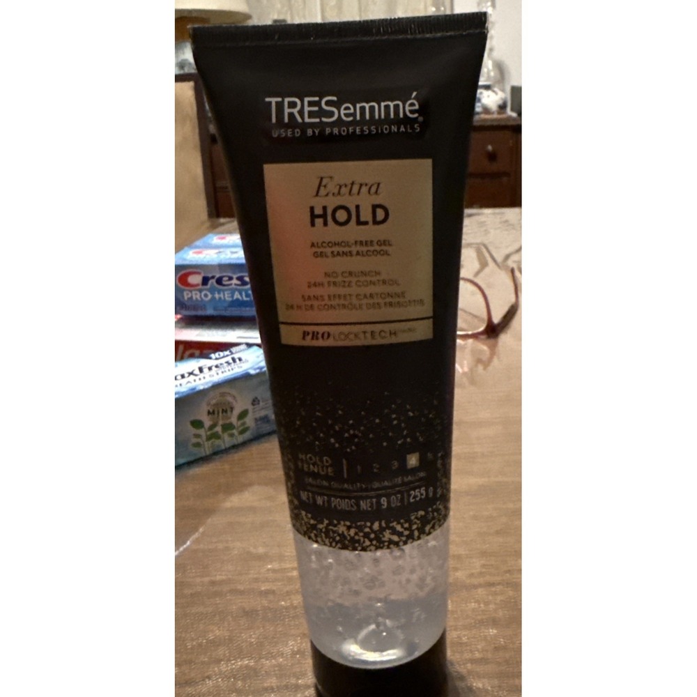 TRESemme Extra Hold Gel - 9 oz 255g - Frizz Control No Crunch - New Unused